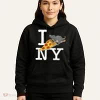 Pizza Rat I Loves New York Pizza Ironic Hoodie thumb 5