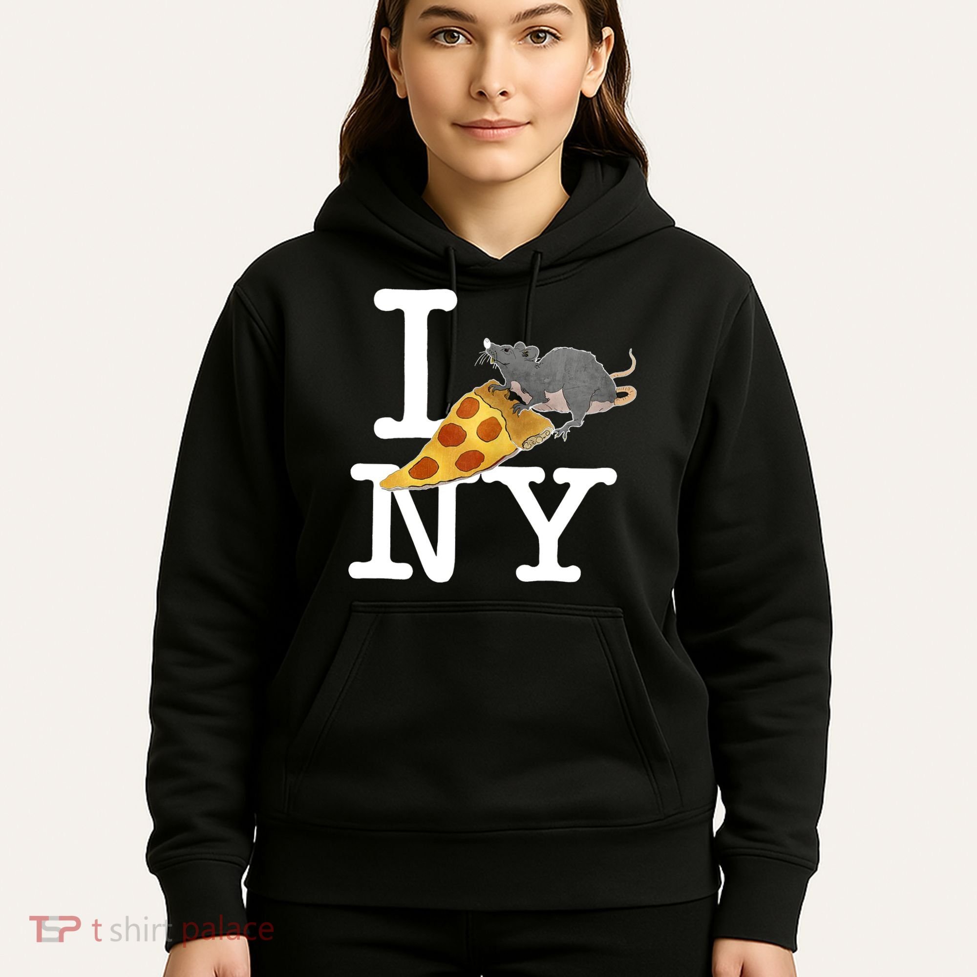 Pizza Rat I Loves New York Pizza Ironic Hoodie
