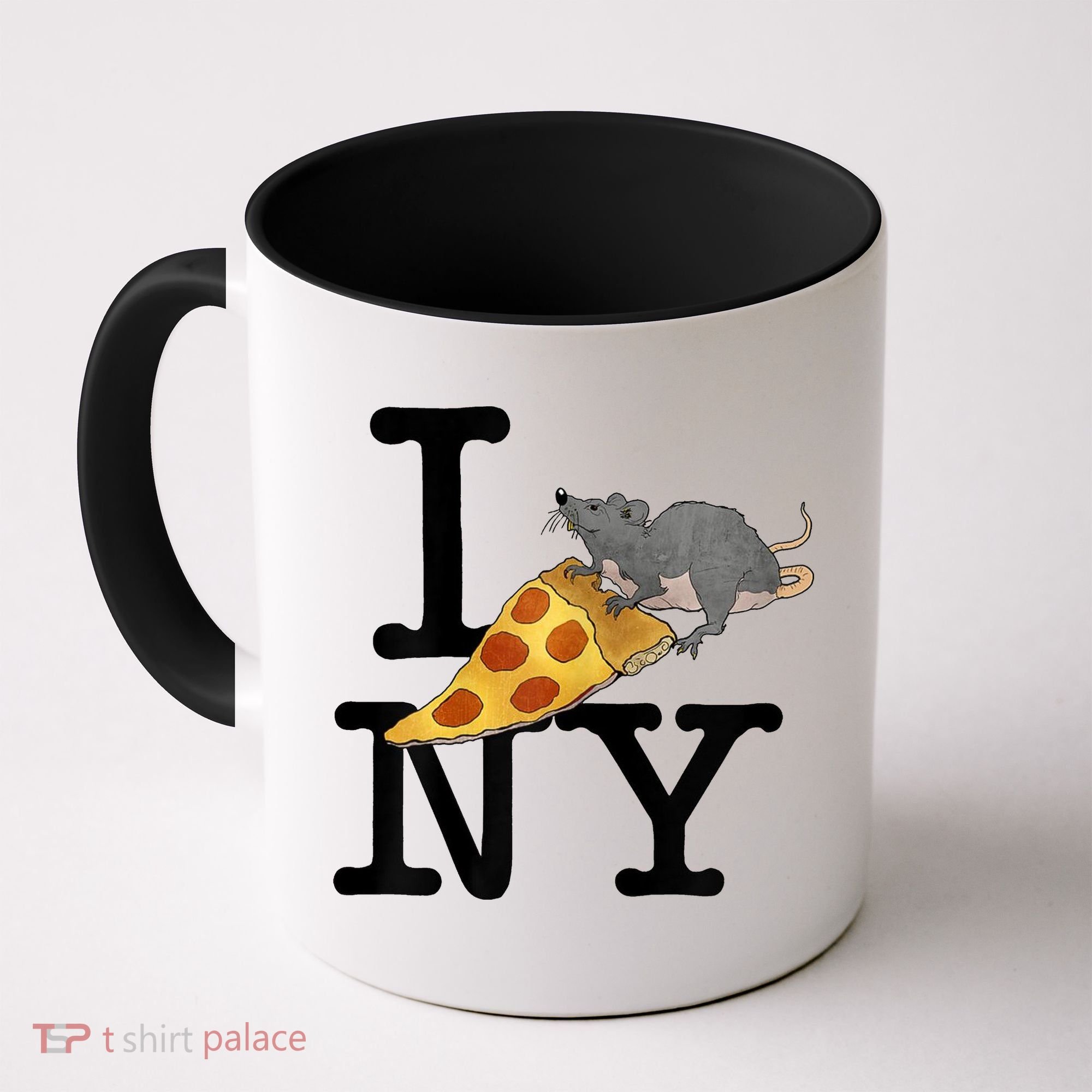 Pizza Rat I Loves New York Pizza Ironic Coffee Mug