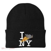 Pizza Rat I Loves New York Pizza Ironic Beanie thumb 0