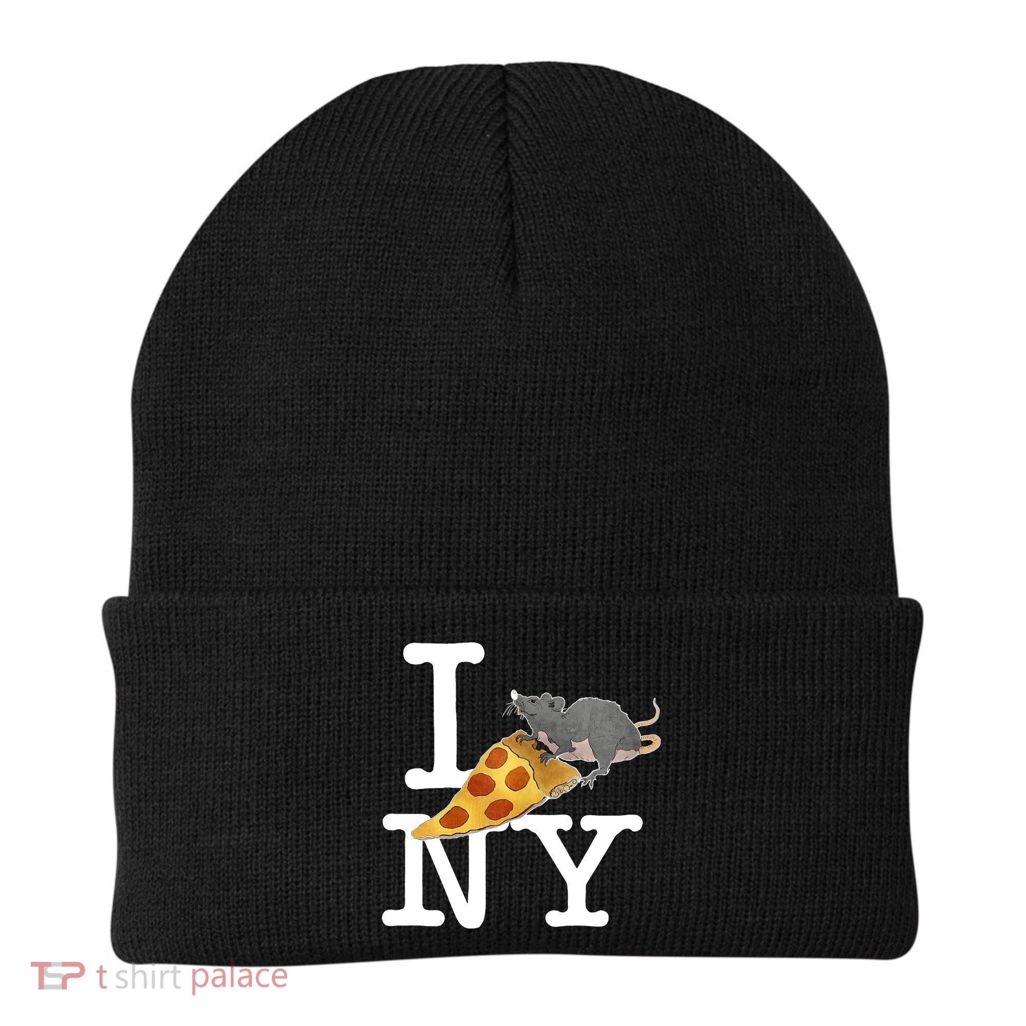 Pizza Rat I Loves New York Pizza Ironic Beanie