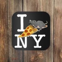 Pizza Rat I Loves New York Pizza Ironic Coaster thumb 0