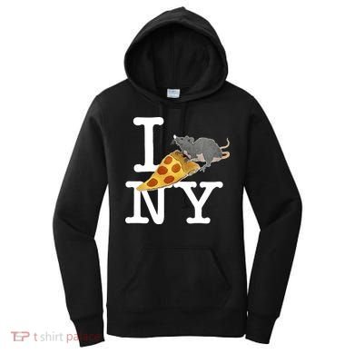 Pizza Rat I Loves New York Pizza Ironic Women's Hoodie