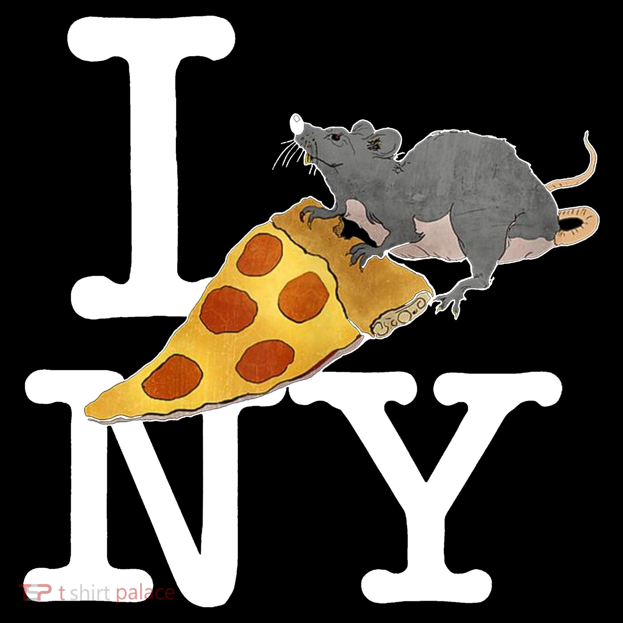 Pizza Rat I Loves New York Pizza Ironic Women's Hoodie