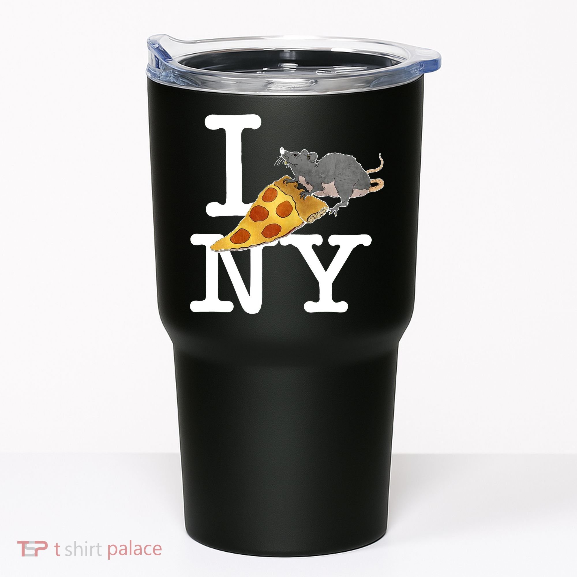 Pizza Rat I Loves New York Pizza Ironic Tumbler