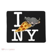 Pizza Rat I Loves New York Pizza Ironic Mousepad thumb 0