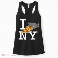 Pizza Rat I Loves New York Pizza Ironic Women's Tank Top thumb 0