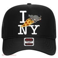 Pizza Rat I Loves New York Pizza Ironic Hat thumb 0