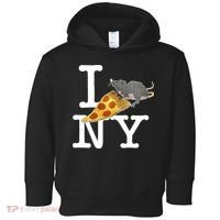 Pizza Rat I Loves New York Pizza Ironic Toddler Hoodie thumb 0