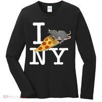 Pizza Rat I Loves New York Pizza Ironic Women's Long Sleeve Shirt thumb 0