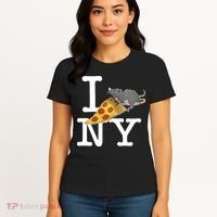 Pizza Rat I Loves New York Pizza Ironic Women's T-Shirt thumb 4