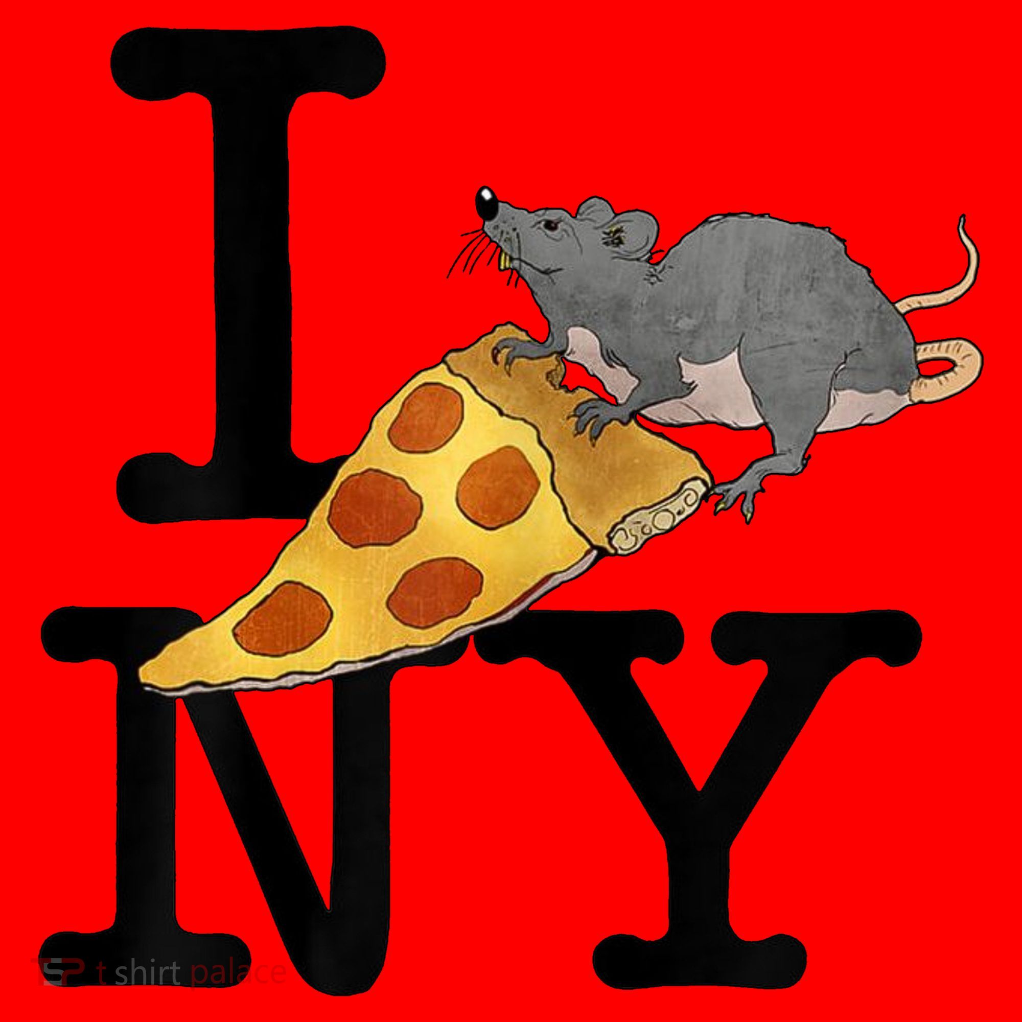 Pizza Rat I Loves New York Pizza Ironic Santa Hat