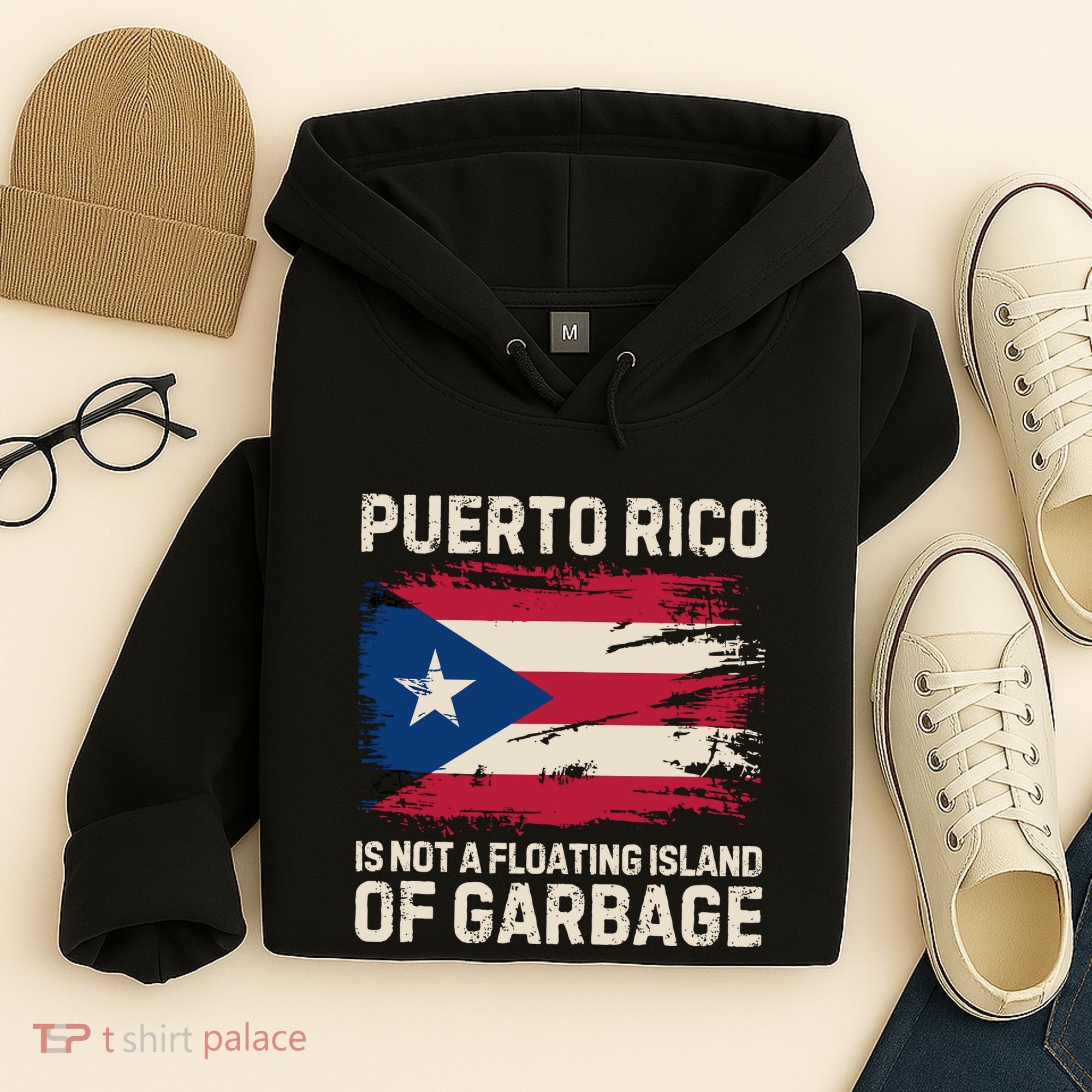 Puerto Rico Is Not A Floating Island Of Garbage Hoodie