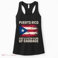 Puerto Rico Is Not A Floating Island Of Garbage Women's Tank Top thumb 0