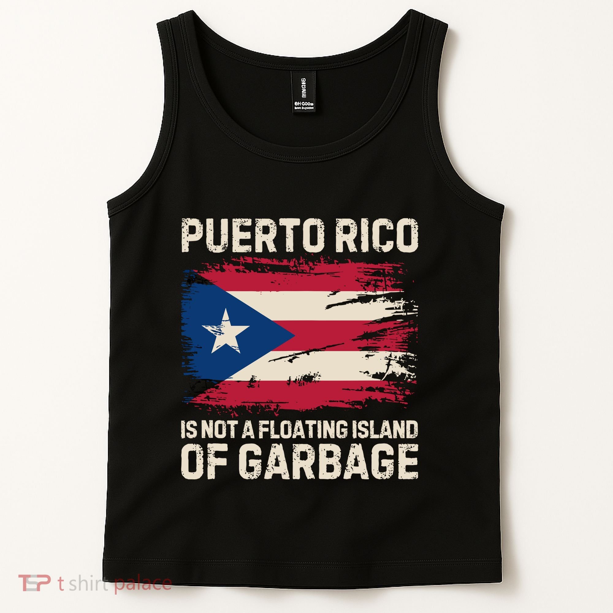 Puerto Rico Is Not A Floating Island Of Garbage Tank Top