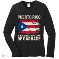 Puerto Rico Is Not A Floating Island Of Garbage Women's Long Sleeve Shirt thumb 0