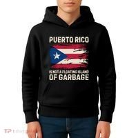 Puerto Rico Is Not A Floating Island Of Garbage Kids Hoodie thumb 4