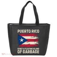 Puerto Rico Is Not A Floating Island Of Garbage Tote Bag thumb 0