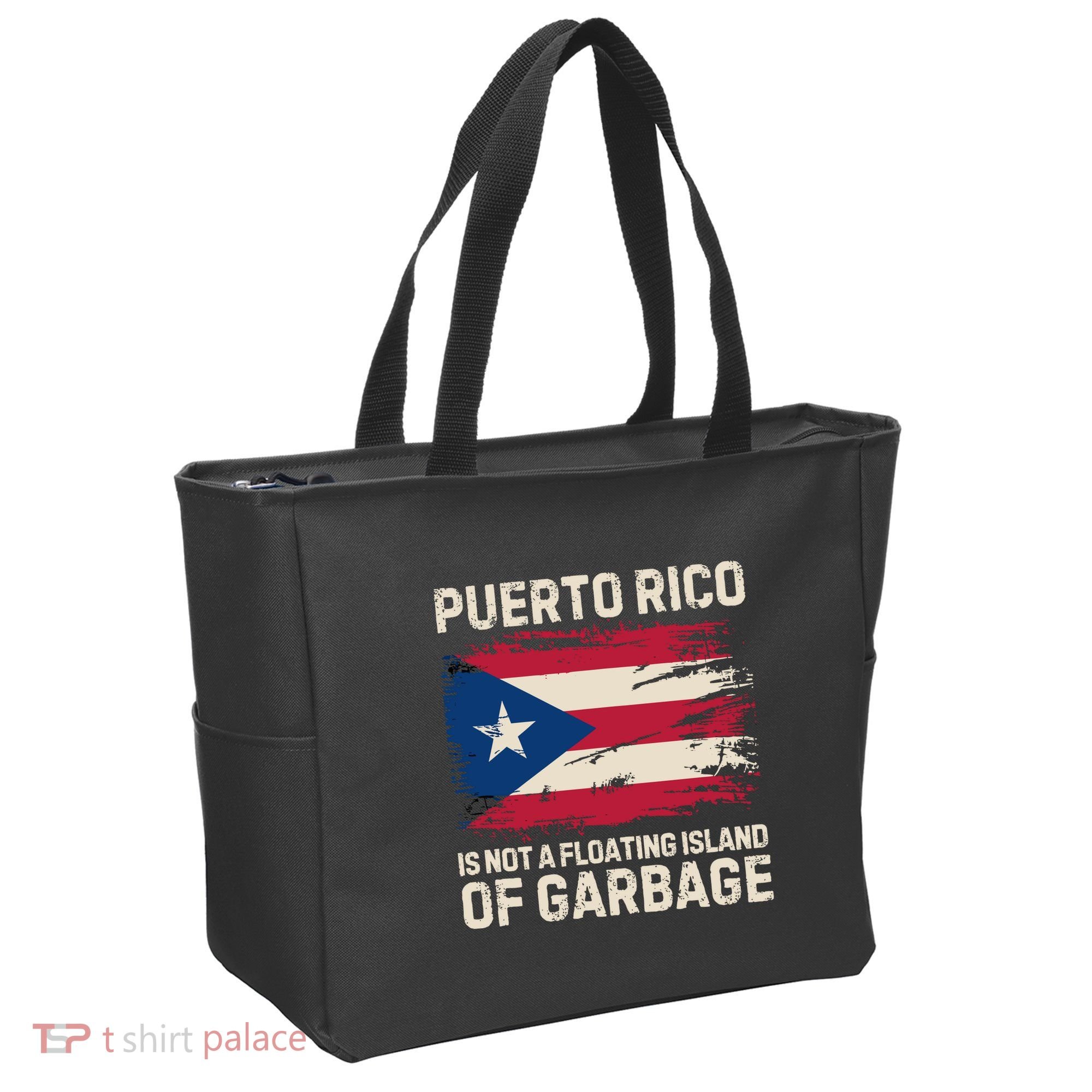 Puerto Rico Is Not A Floating Island Of Garbage Tote Bag