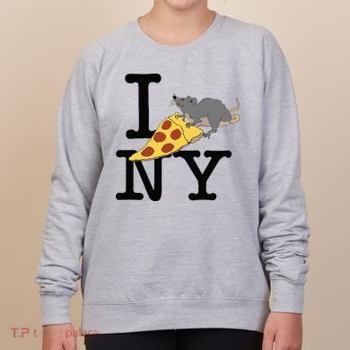 Pizza Rat Ironic Women's Sweatshirt