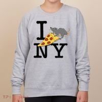 Pizza Rat Ironic Women's Sweatshirt thumb 0