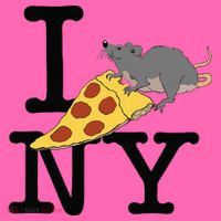 Pizza Rat Ironic Stripe Pom Pom Beanie thumb 2