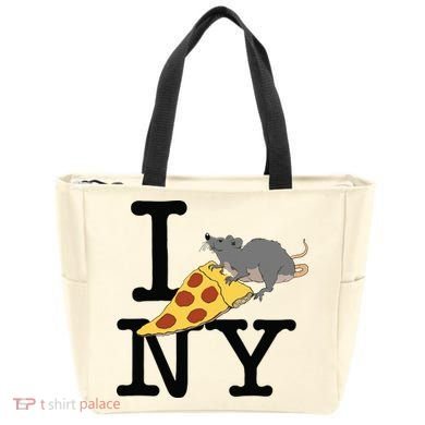 Pizza Rat Ironic Tote Bag
