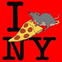 Pizza Rat Ironic Santa Hat thumb 1