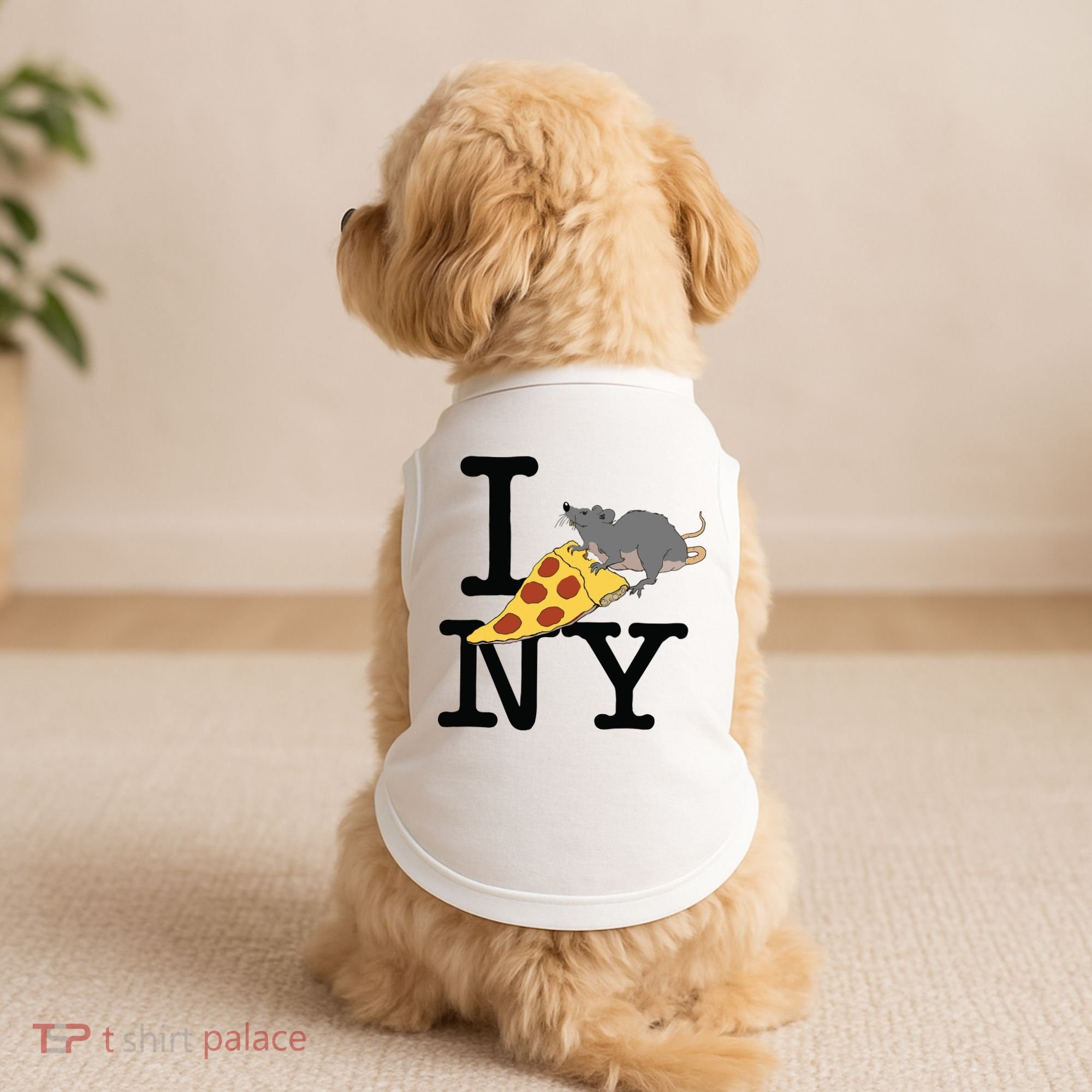 Pizza Rat Ironic Doggie Tank