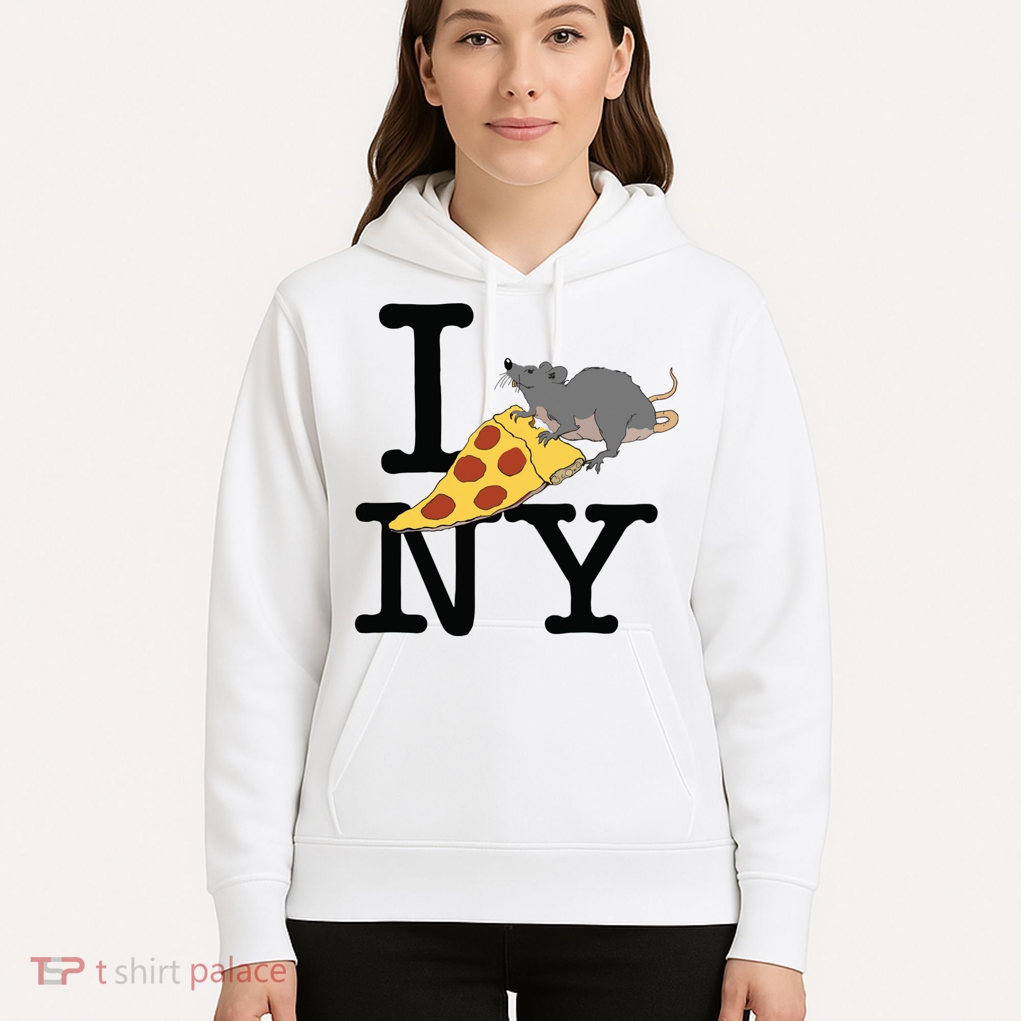 Pizza Rat Ironic Hoodie