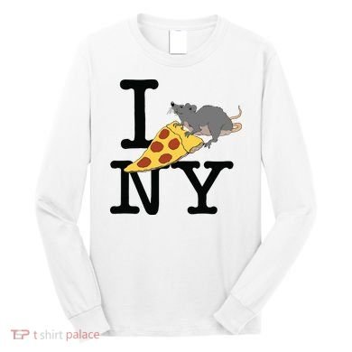 Pizza Rat Ironic Long Sleeve Shirt