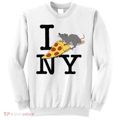 Pizza Rat Ironic Sweatshirt
