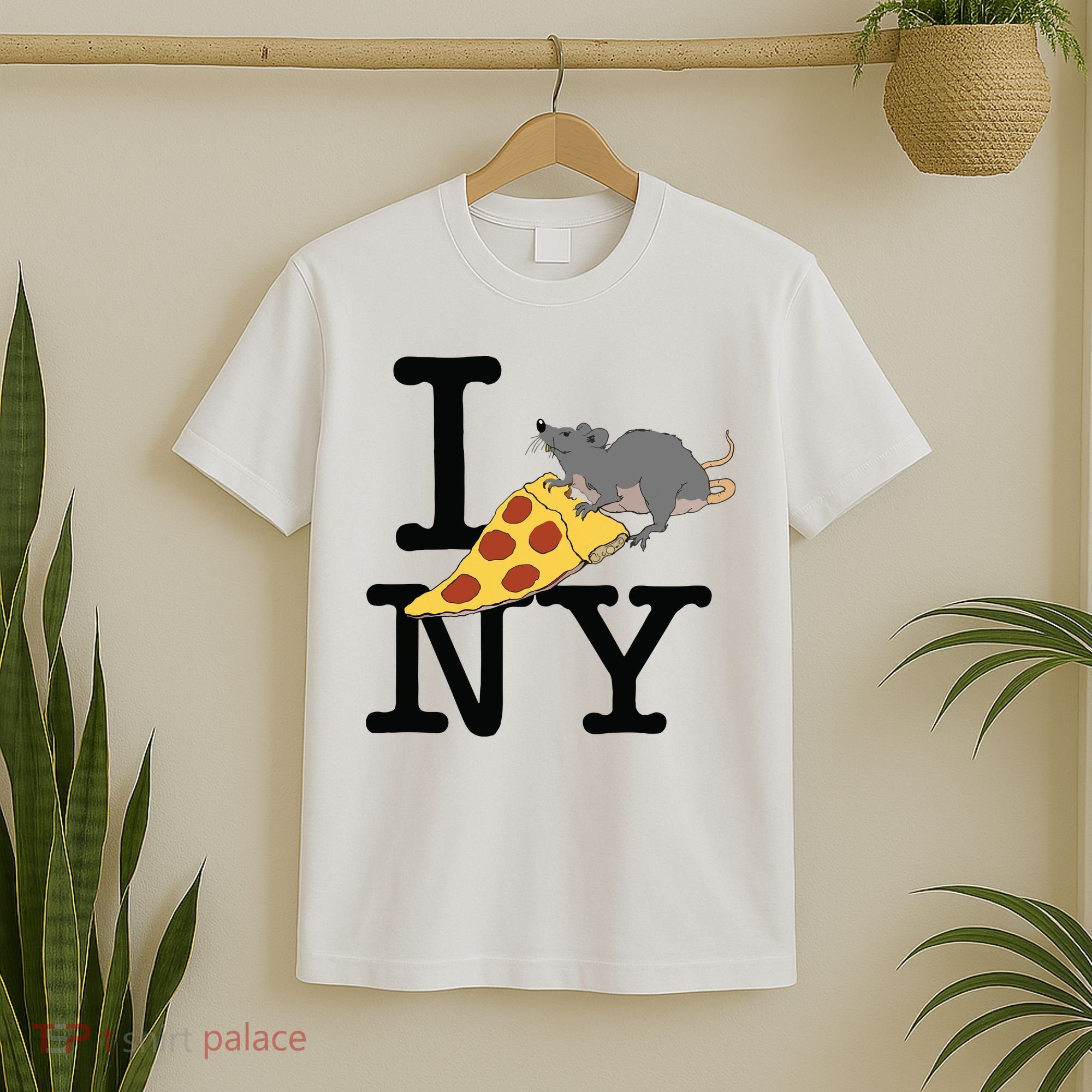 Pizza Rat Ironic T-Shirt