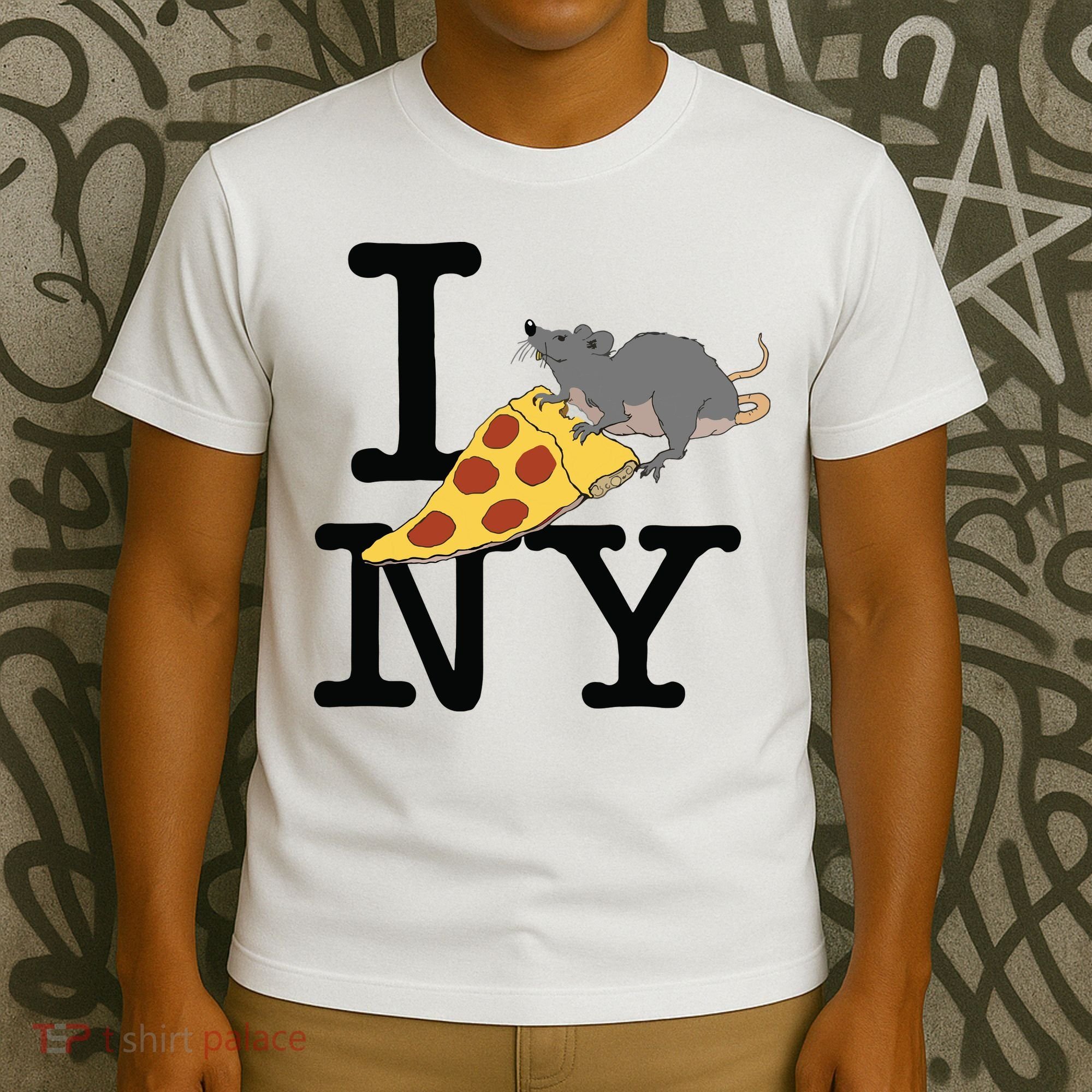 Pizza Rat Ironic T-Shirt