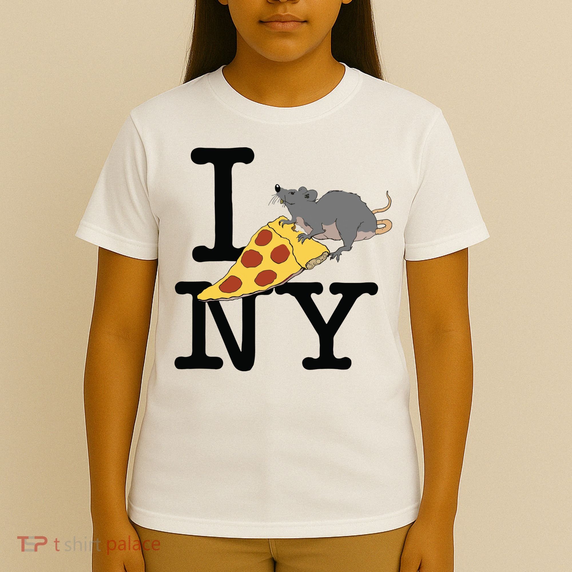 Pizza Rat Ironic T-Shirt