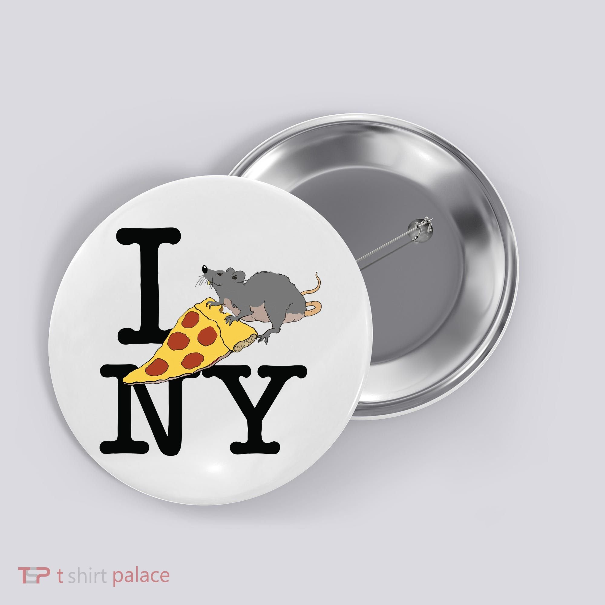 Pizza Rat Ironic Button