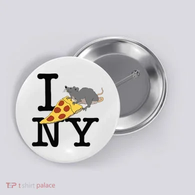 Pizza Rat Ironic Button