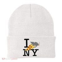 Pizza Rat Ironic Beanie thumb 0