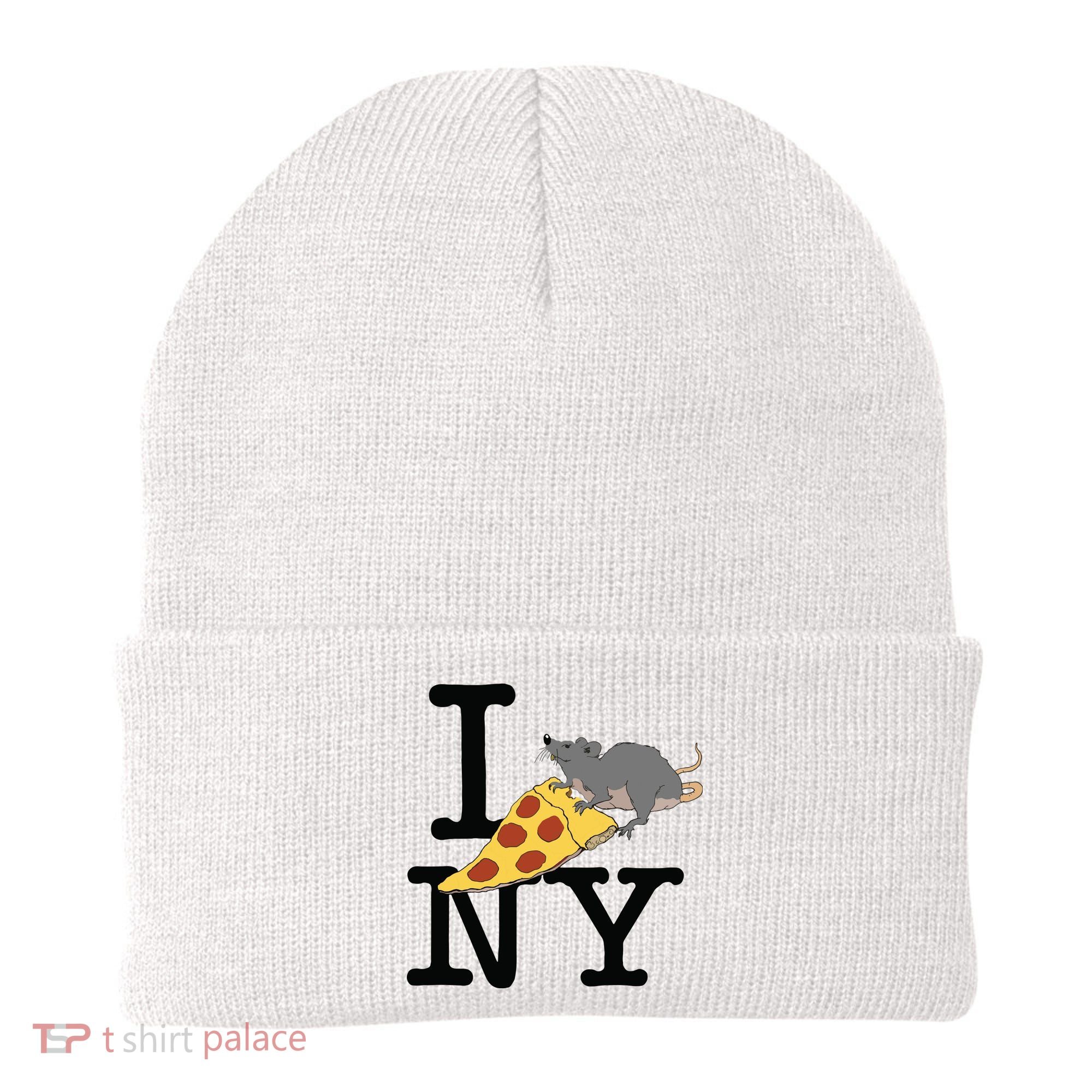 Pizza Rat Ironic Beanie