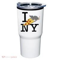 Pizza Rat Ironic Tumbler thumb 0