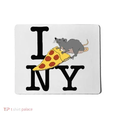Pizza Rat Ironic Mousepad