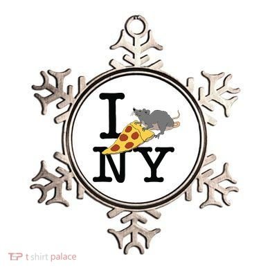 Pizza Rat Ironic Ornament
