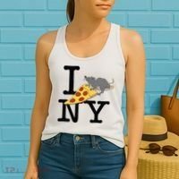Pizza Rat Ironic Women's Tank Top thumb 2