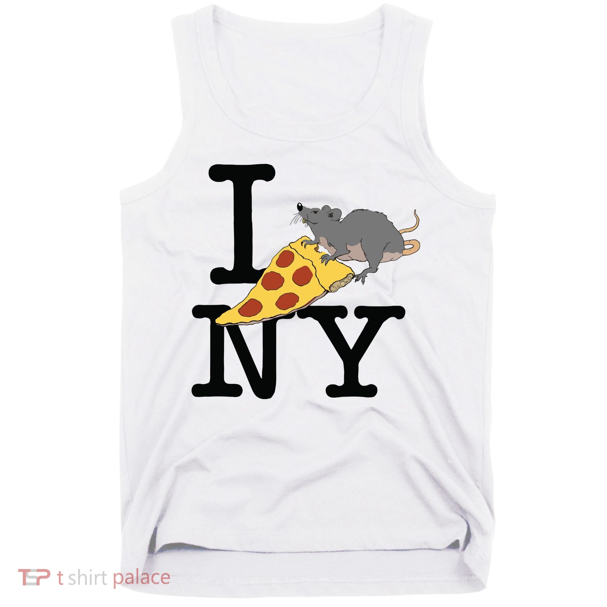 Pizza Rat Ironic Tank Top