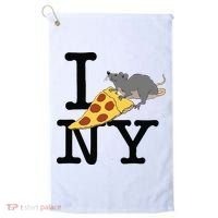 Pizza Rat Ironic Golf Towel thumb 0