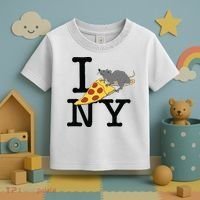 Pizza Rat Ironic Toddler T-Shirt thumb 3