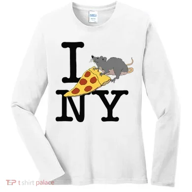 Pizza Rat Ironic Women's Long Sleeve Shirt