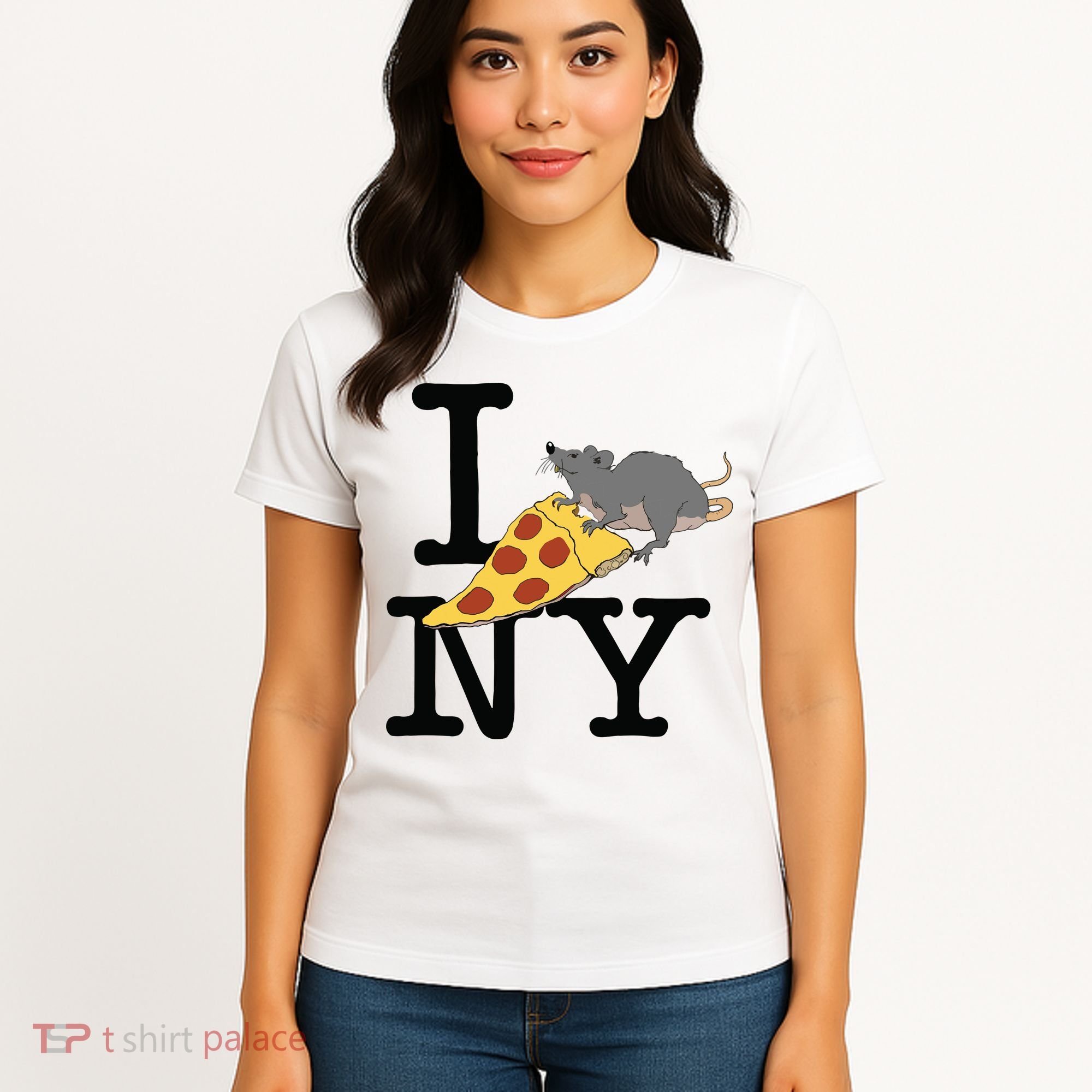 Pizza Rat Ironic Women's T-Shirt