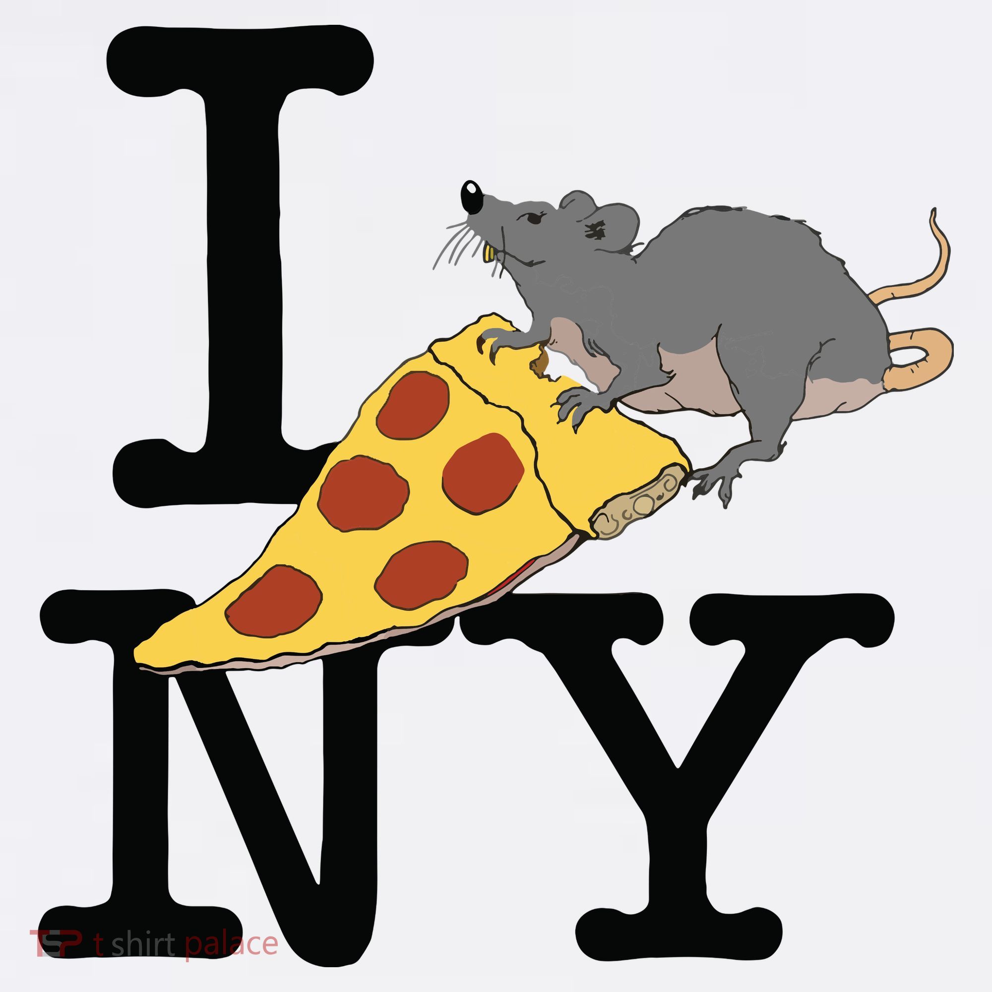 Pizza Rat Ironic Women's T-Shirt