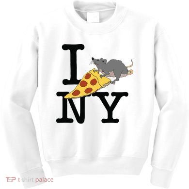 Pizza Rat Ironic Kids Sweatshirt